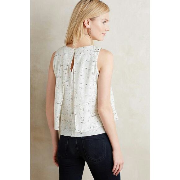 NEW Anthropologie Makam Double-Layer Tank by Lilla Size Small Retails $118 - Picture 3 of 4